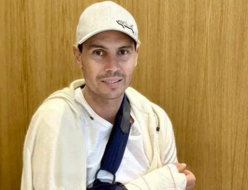 La mano de Rafa Nadal